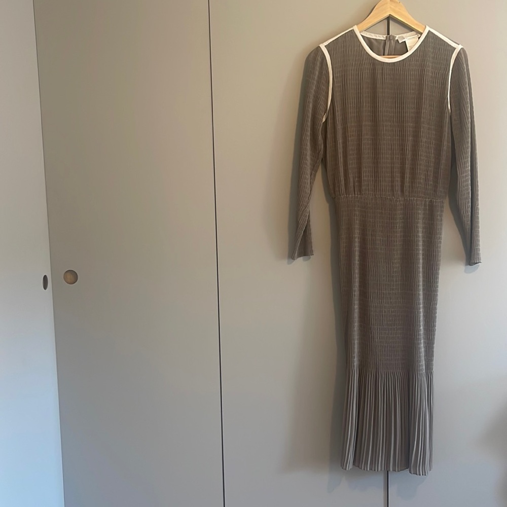 Max Mara ruched/pleated dress